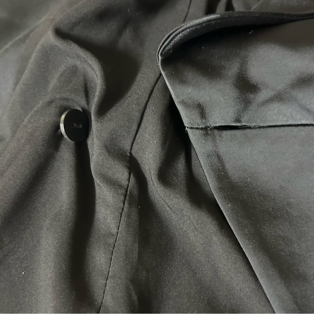 Express Wrap Blazer Womens S Black Side Tie Lined Chic Career Business Office - Picture 8 of 13